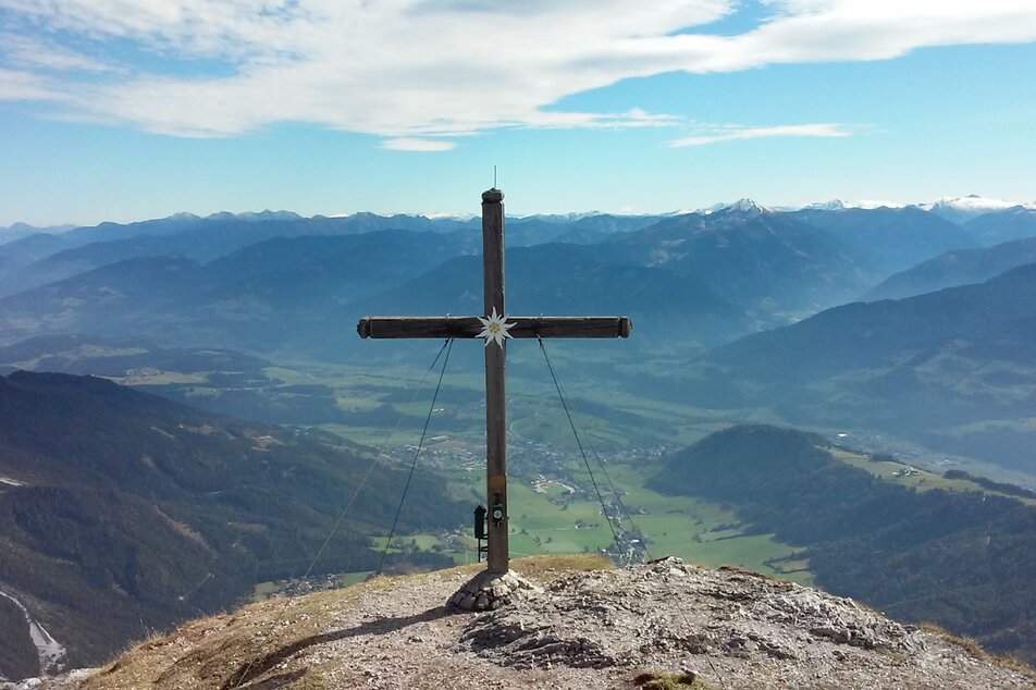 Gipfelkreuz Stoderzinken | © Schladming Dachstein - TVB Gröbminger Land/Erlebnisregion Schladming-Dachstein