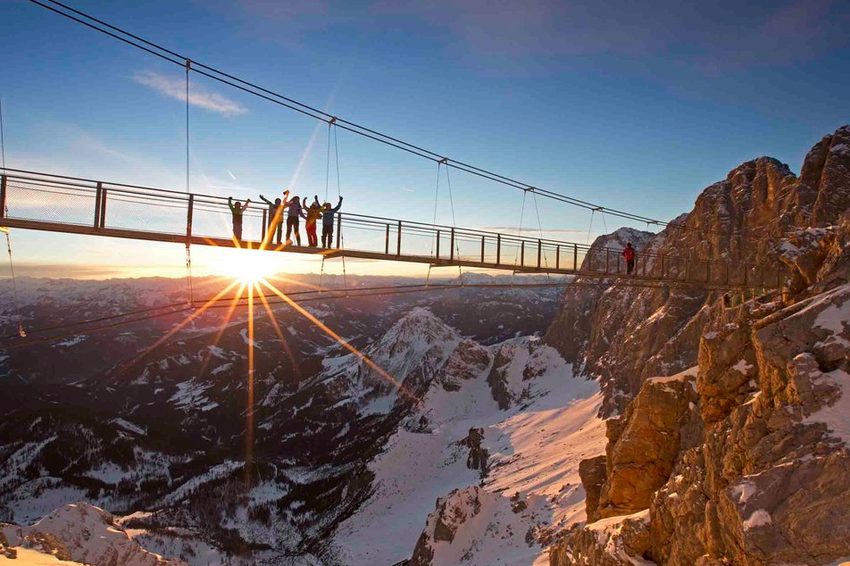 The highest suspension bridge in Austria | Schladming-Dachstein | © Herbert Raffalt