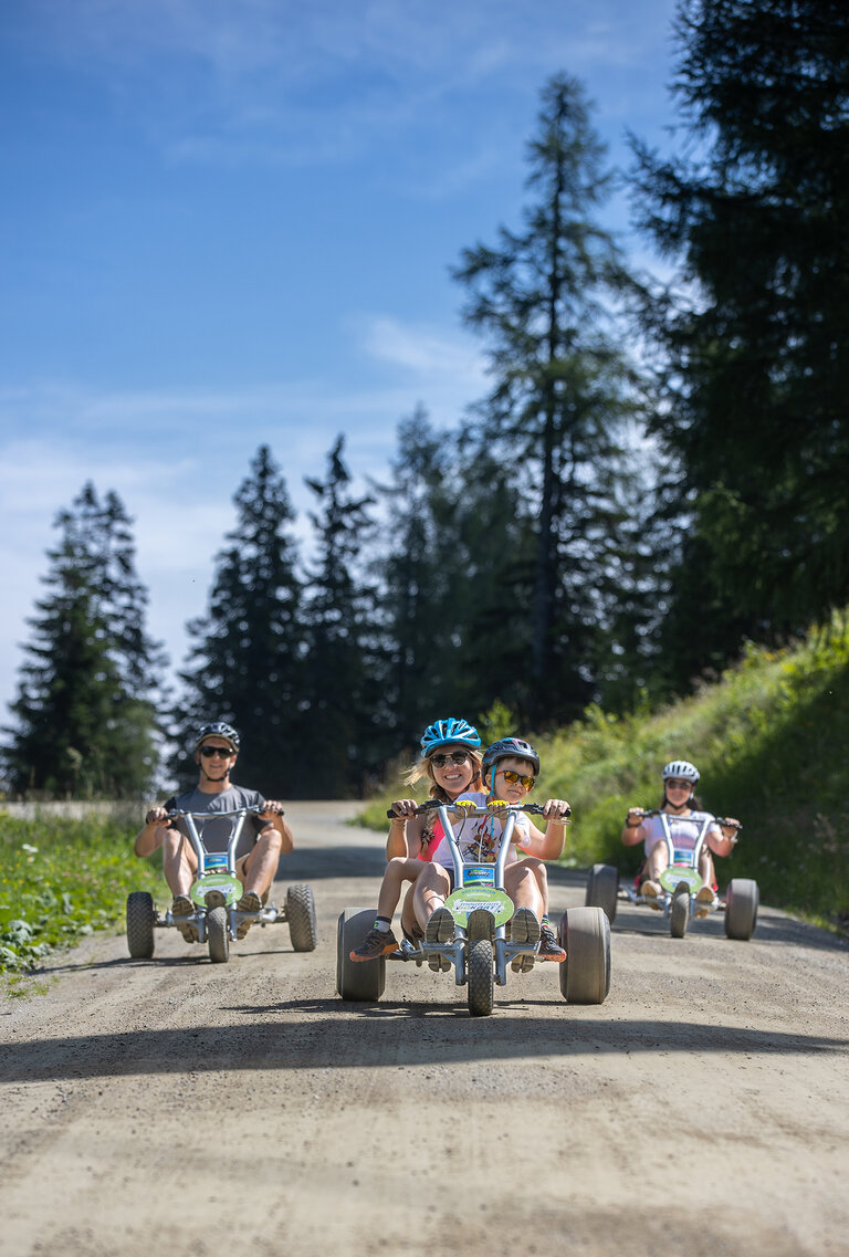 our tobogganing track turns into a go-kart track in summer | © Harald Steiner