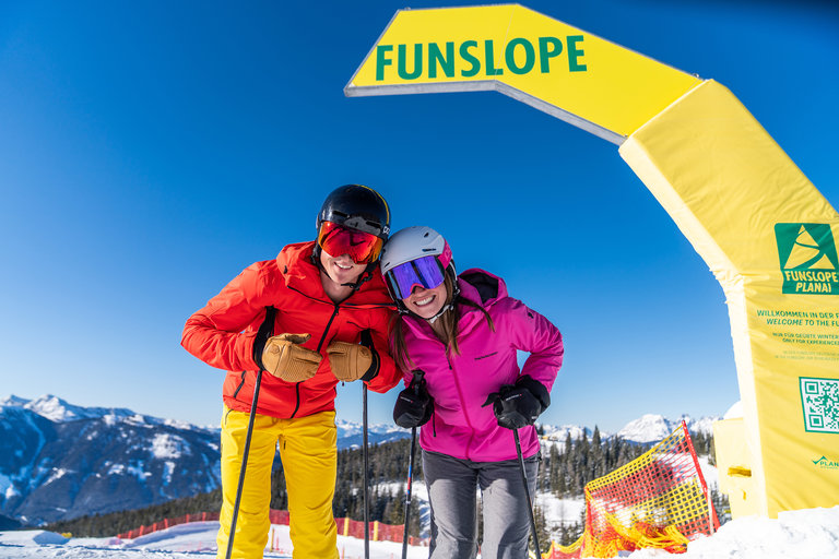 Die Funslope ist ein wenig gemütlicher als das Funcross und bietet Spaß für Groß und Klein | © Christine Höflehner