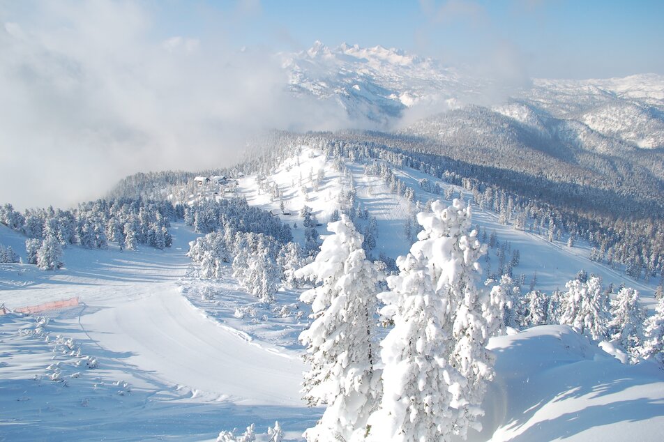 Winter landscape of the mountain Stoder
