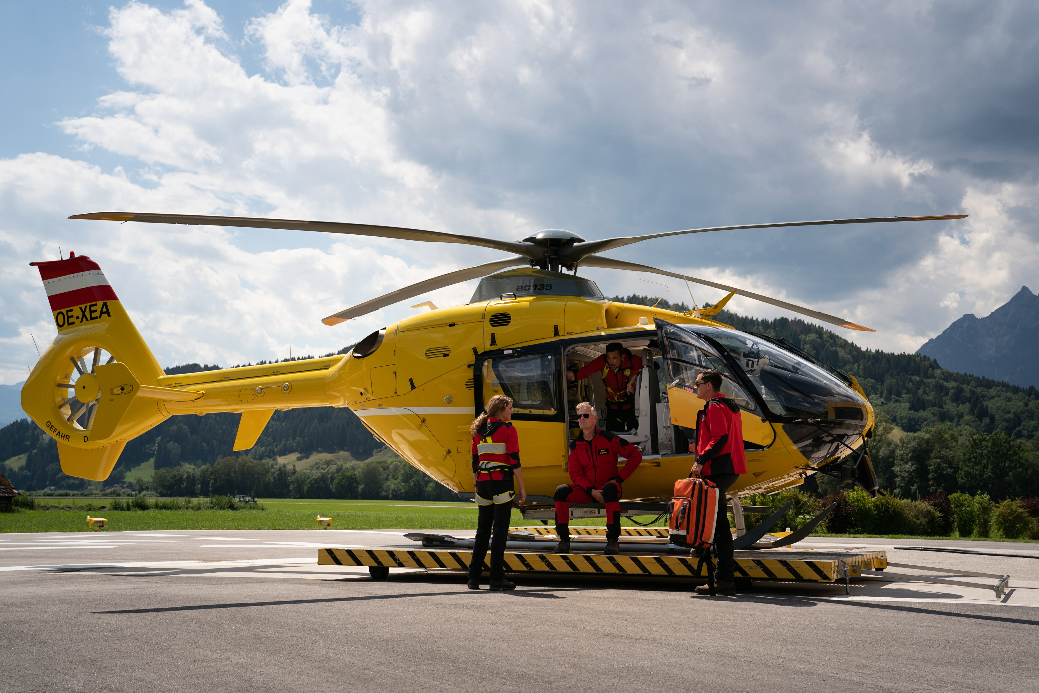Filming Location - Christophorus 14 Helicopter Base in Öblarn-Niederöblarn