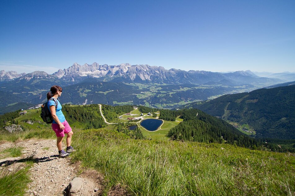 Panoramic view from Reiteralm Alpine Loop | © Andy Kocher/Tourismusverband Schladming - Andy Kocher