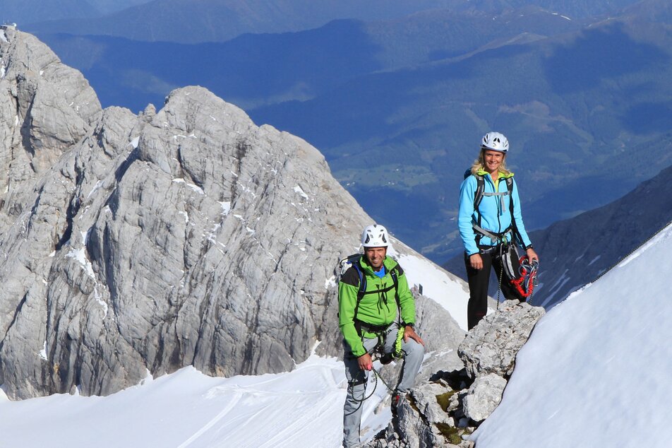 Climbers at the Amon Via Ferrata | © Tourismusverband Schladming-Dachstein/Erlebnisregion Schladming-Dachstein