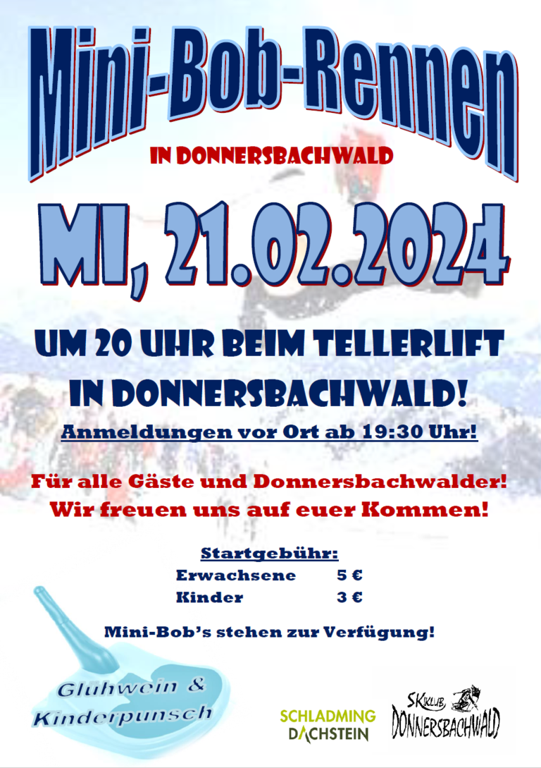 Minibob Race Donnersbachwald - Impression #2.3 | © Skiklub Donnersbachwald