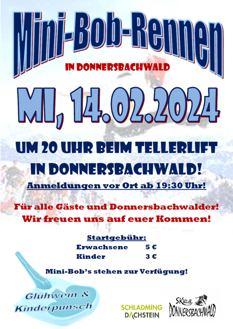 Minibob Race Donnersbachwald - Imprese #2.2 | © Skiklub Donnersbachwald