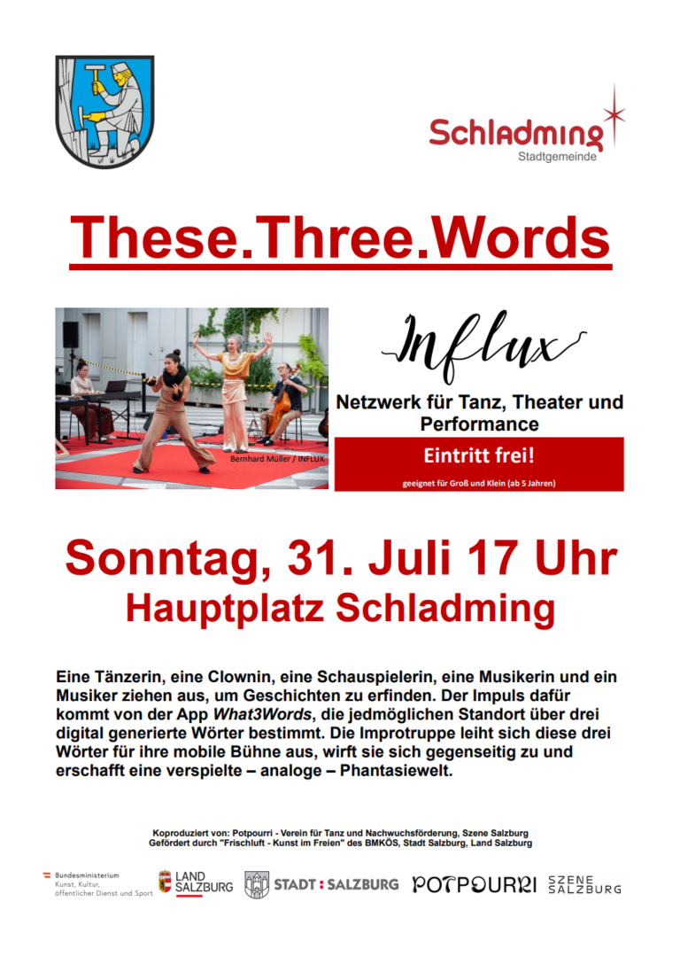 These.Three.Words - Improtheater - Imprese #2.1 | © Stadtgemeinde Schladming