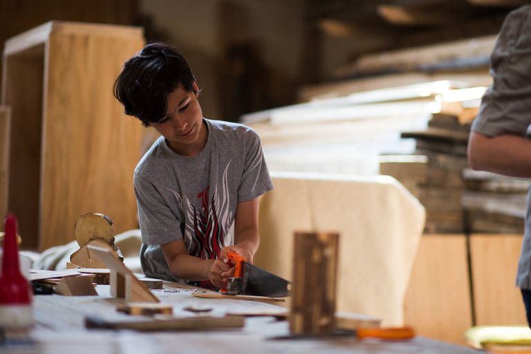 Kids‘ Carpentry - Imprese #2.2 | © Dominik Steiner
