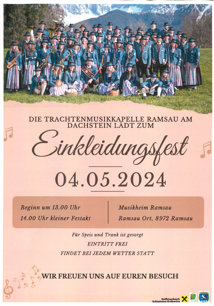 Einkleidungsfest | © Trachtenmusikkapelle Ramsau am Dachstein