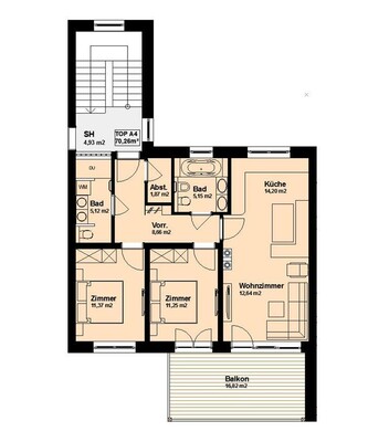 Apartment Walser-Plan