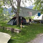 Photo of Camp site, shower, toilet, facing the valley