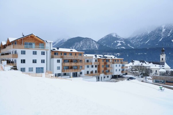 Appartementanlage Alpine Living - Hausfoto Winter