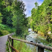 Wanderweg in der Talbachklamm
