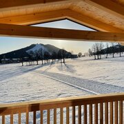 Sonnenuntergang von der eigenen Terrasse