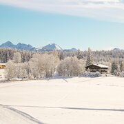 Verschneite Landschaft
