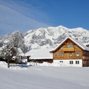 Unser Haus im Winter
