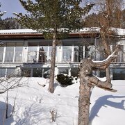 Ferienhaus Sasano im Winter