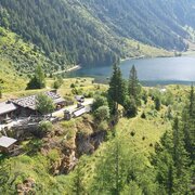 Blick auf Gfölleralm mit Riesachsee