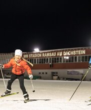 Night cross-country skiing in Ramsau