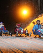 Night tobogganing on the Rittisberg