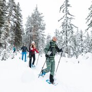 Snowshoeing on the Kulmberg