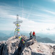 Summit cross on the Hoher Dachstein