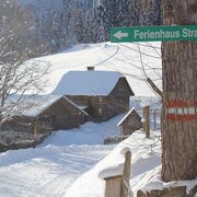 Winterfoto Ferienhaus Strausseralm